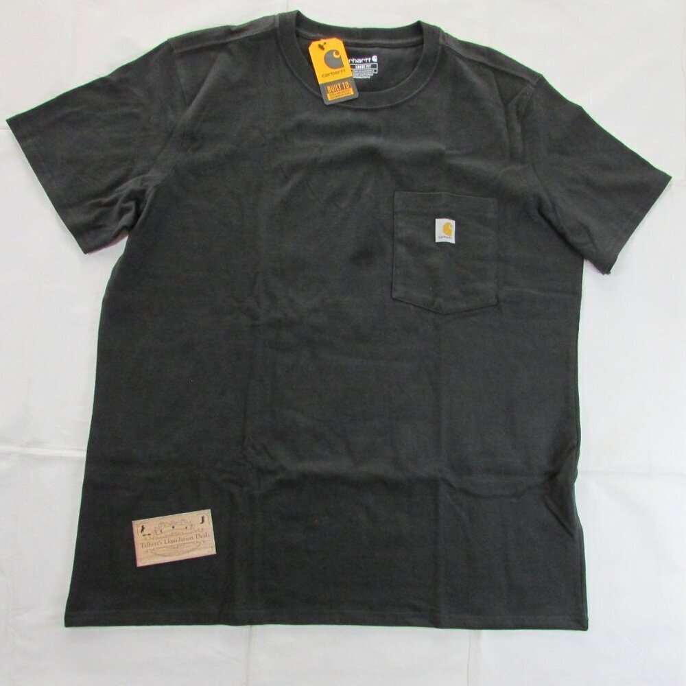 Carhartt Women's Loose Fit Heavyweight Short Sleeve Pocket T-Shirt Black K87